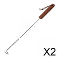 thumbnail image 1 of Para Girar Carne Para Barbacoa, Ganchos Para Carne Fáciles De Limpiar Para Salchichas, Parrilla Para Barbacoa, , 44 ​​cm X 3,7 Cm, 1 of 8