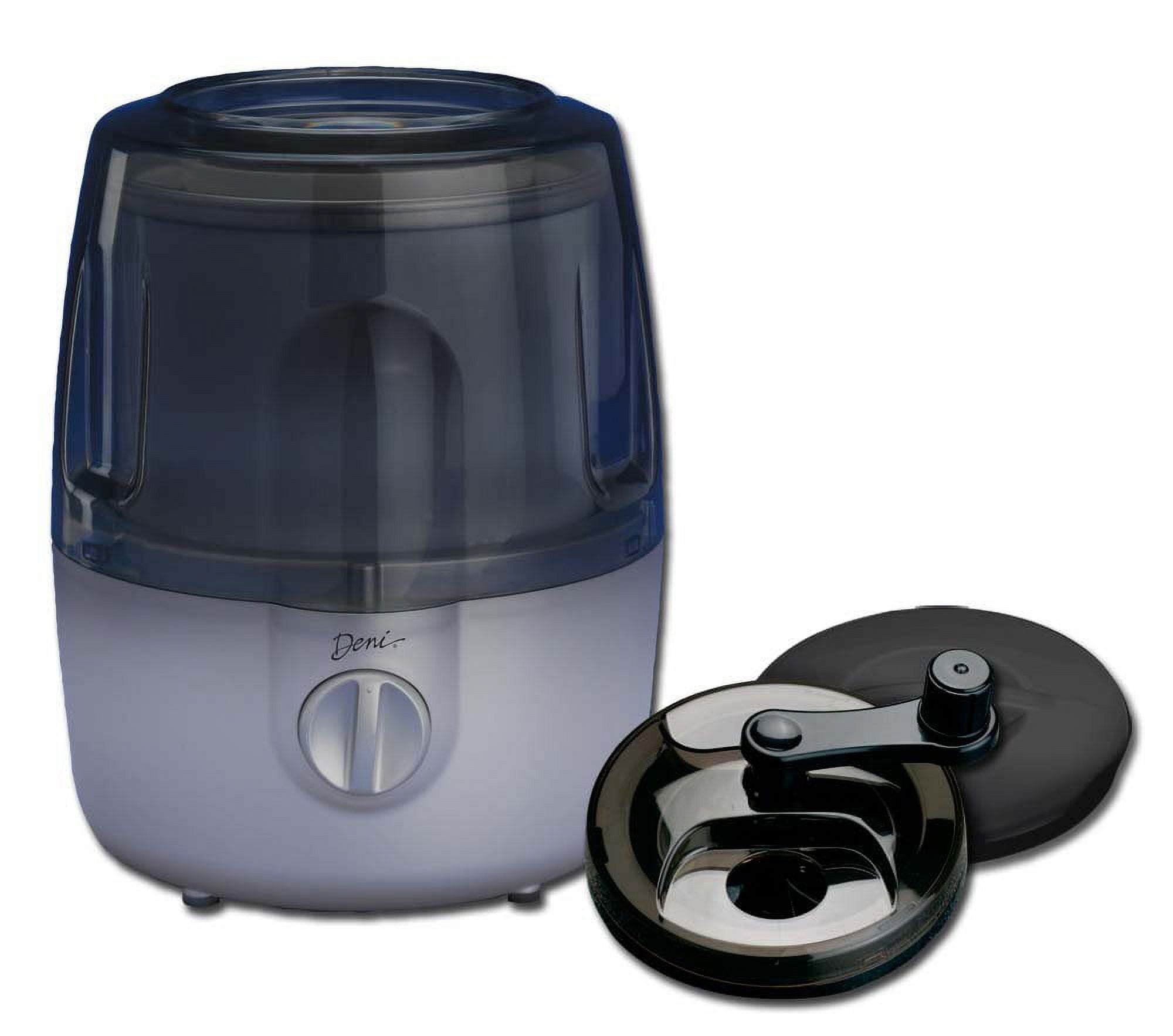 Deni 5210 Fully Automatic 1 1 2 Quart Ice Cream Maker with Candy Crusher Platinum
