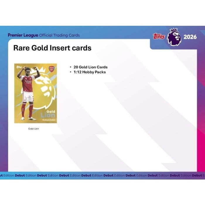 2026 Topps Chrome Premier League Soccer Value Blaster Box