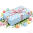 thumbnail image 6 of Beautynvta Easter Ribbon, 14.76 Ft/Roll, 0.39'' Width, Colorful Easter Egg Printed Weaving Ribbon for Gift Wrapping Easter Basket Wreaths Decoration, 6 of 7