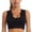 Black, variant on Magazine Women's Sleeveless Sports Vest Tops, Wireless Comfort Crop Tank for Running Yoga Workout Fitness