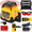 Yellow-Red Beam, variant on PEIXU Rotating Laser Level, 360° Laser Level Machine with a Laser Detector and a Pair of Eyeglasses, Red Cross Line Laser Leveler Self Leveling, 500m Scanning Measurement Tools