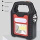 thumbnail image 3 of Antorcha de camping con luz de trabajo Cob de energía solar recargable por USB, roja, 3 of 4