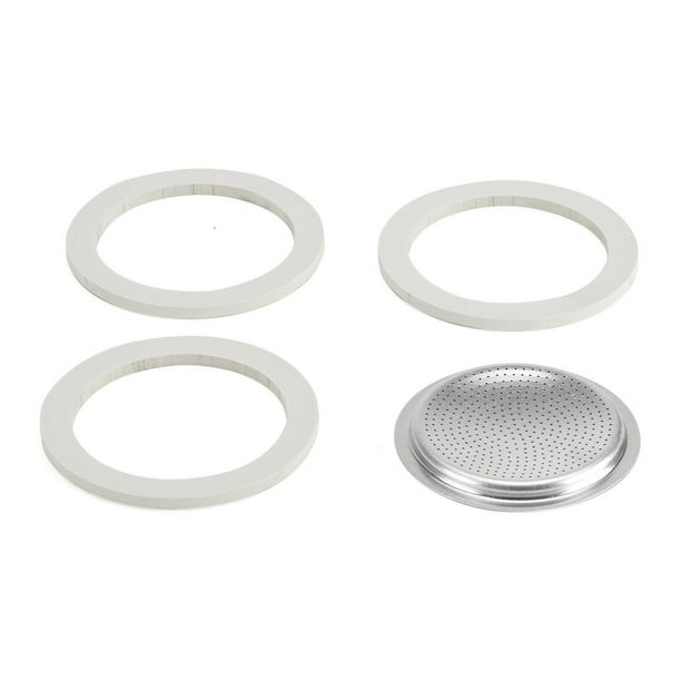 Bialetti Stovetop Moka Coffee Maker Replacement Gaskets and Filter 1, 34, 6, 9, 12 Cups