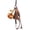 Style 2, variant on Jiibva Simulation Chocolate Alkaline Bread Keychain Pendant Cute Bag Pendant Rope Rearview Mirror Pendant Key Chain Decoration