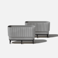 thumbnail image 1 of Veradek Demi Series Raised 30" Long Plastic-Stone Planter, 1 of 8