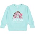 thumbnail image 2 of Inktastic Gigi and Papa Love Me Rainbow Toddler Sweatshirt, 2 of 4