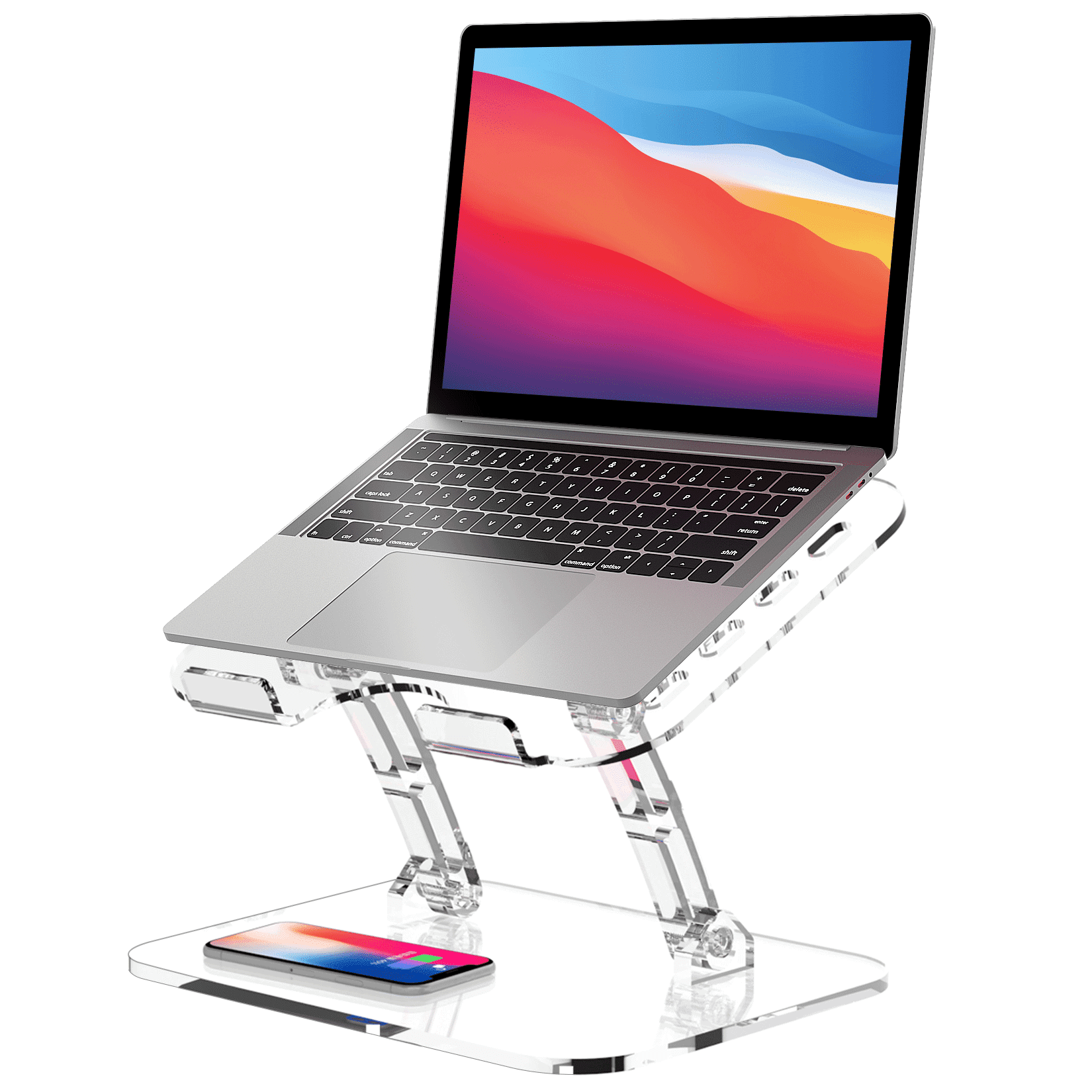 Adjustable Laptop Riser Stand Portable & Vented 
