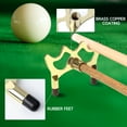 thumbnail image 6 of GSE Games & Sports Expert Billiard Pool Cue Stick Brass Metal Screw-on Bridge Head for Pool Cue, Portable Pool Cue Accessory, 6 of 8
