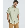 thumbnail image 2 of Real Essentials Men's Regular-Fit Short-Sleeve Poplin Shirt (Available In Big & Tall), 2 of 6
