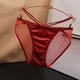 thumbnail image 2 of Braguitas de encaje de cintura baja para mujer - Ropa interior de algodón de color liso, sin aros, ajuste cómodo, para el día a día/el trabajo (M-XL), 2 of 3