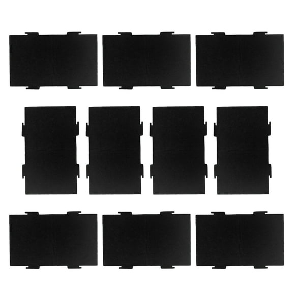 Activated Charcoal Filters for Microwave Oven Compatible with Kitchen Aid Whirlpool Over The Range Microwave W11282981, 10 Pack