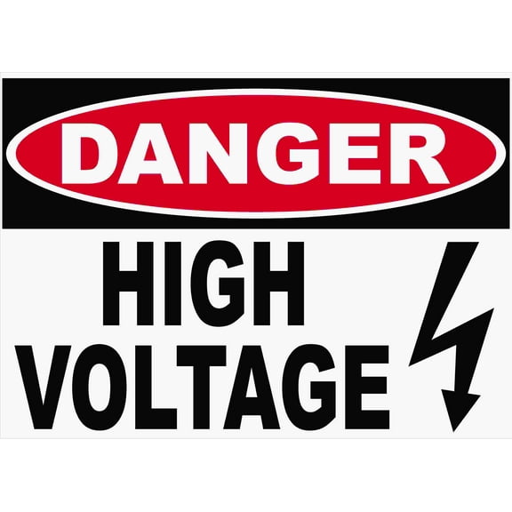 Danger High Voltage Sign