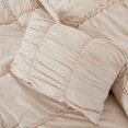 thumbnail image 2 of Benjara BM231783 Corfu Volant Design Très Grand Couette Set&44; Beige - 8 Pièces, 2 of 5