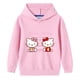 thumbnail image 4 of Hello Kitty nueva primavera otoño suéter con capucha de algodón para niños niñas moda pulóver Tops niños bebé Casual sudaderas deportivas, 4 of 5