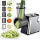 thumbnail image 1 of Rallador de Verduras Eléctrico 5 en 1, Picador de Verduras Electrico con 5 Cuchillas de Acero Inoxidable, Cortador de Verduras Multifuncional para Queso, Frutas, Verduras, 1 of 4