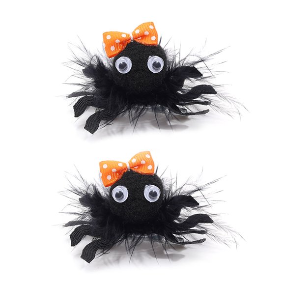 Halloween Spiders Hairpin Stylish Hair Clip Hair Barrettes for Baby Girls Kids Parties Headwear Hair Decorations
