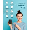 thumbnail image 2 of Waterless Essential Oil Diffuser Aromatherapy for Home, Bedroom, Car, Office, Desk, Battery Operated,100mL Capacity, Small Diffuser for Pure Scent, Diffuseur D'Huile Essentiel AN9 Desert Titanium, 2 of 6