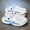 White and blue, variant on Men's Versatile Outdoor Clogs, Rugged & Anti-Slip Garden Sandals, Quick-Dry Comfort for Fishing, Hiking & All-Day Casual Wear