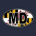 thumbnail image 3 of CafePress - Maryland MD Oval (W/Flag) - Kids Hooded Sweatshirt, Classic Hoodie, 3 of 4