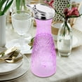 thumbnail image 3 of Shisuyan Cold Water Pitcher Modern Style Juicer Dispenser Diamond Texture Beverage Kettle With Pourer, 3 of 9