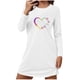 thumbnail image 2 of HongQid Nightgowns for Women Soft Grpahic House Dress Long Sleeve Sleep Shirts Fall Sleepwear Night Gown Nightshirt, 2 of 6