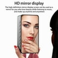 thumbnail image 3 of Speakers Bluetooth Wireless Led Mirror Clock wtih Screen 5.0 Wireless Bluetooth Audio Alarm Clock Three Brightness Call Card, Built In Lithium Battery Digital Alarm Clock, 3 of 7