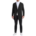 thumbnail image 2 of Cárdigan con capucha de cuello chal para hombre INSPIRE CHIC S Negro, 2 of 6