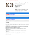 thumbnail image 2 of Rear Brake Shoe Set - Compatible with 1979 Volkswagen Transporter, 2 of 2