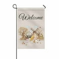 thumbnail image 4 of Spring Summer fall and winter Garden Flag 12x18 Inch,Flower Floral Bee Welcome Small Yard Flag Vertical Seasonal Farmhouse Yard Outdoor Outside Decoration, 4 of 5