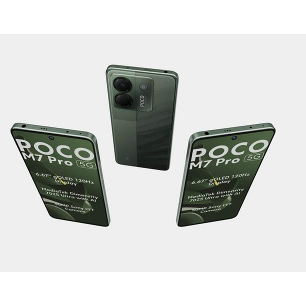 POCO M7 Pro 5G 8GB RAM 256GB ROM グリーン Amazon.com: Poco M7 Pro 5G (256GB + 8GB) (for Tmobile Mint