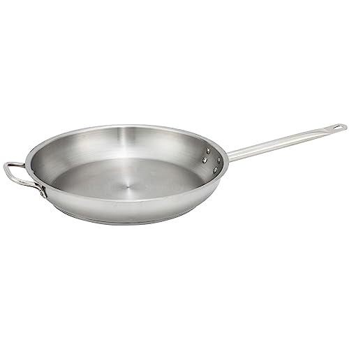 Winware Stainless Steel 12 Inch Fry Pan