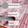 thumbnail image 7 of Lochas Soft Area Rug Fluffy Modern Flannel Rugs Floor Mat Carpet for Living Room Bedroom Home Decor,6'x9',Red, 7 of 7