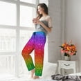 thumbnail image 5 of Sikiie Rainbow Glitter Women’s Ultra-Soft Comfy Lounge Pants Sleepwear Comfy Lounge Pants Drawstring Sleep Bottoms with PocketsXX-Large, 5 of 6