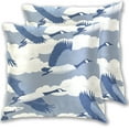 thumbnail image 6 of Flying Birds Throw Pillow Covers Set of 2 Decorative Pillow Cases for Chair Sofa Bedroom Living Room, 6 of 6