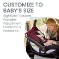 thumbnail image 6 of Britax Willow S Infant Car Seat With Alpine Base, Rear Facing Car Seat, Ruby Onyx, 6 of 8