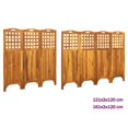 thumbnail image 6 of vidaXL Room Divider Freestanding Privacy Screen for Office Solid Wood Acacia, 6 of 30