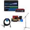 Scarlett Solo 3rd Gen USB Interface with Software Suite, Bundle with H&A Tripod Microphone Stand