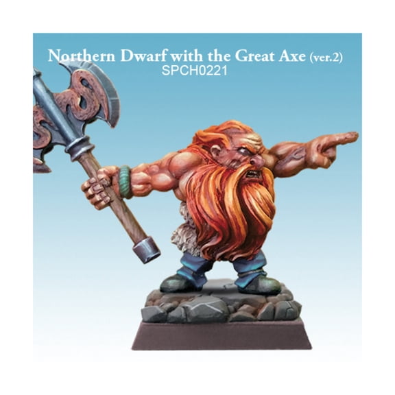 Spellcrow Northern Dwarf w/Great Axe #2 New