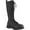 Black Vegan Leather, variant on Men's Demonia Riot 20 Steel Toe Boot