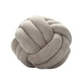 thumbnail image 1 of SAYOO Plush Throw Pillow, Aesthetic Solid Color Plush Twisted Ball Shaped Seating Cushion Pillows for Bedroom, Sofa, Car, 1 of 1