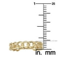 thumbnail image 2 of KoolJewelry 14k Yellow Gold 4.5 mm Curb Link Ring (size 6), 2 of 4