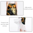 thumbnail image 2 of Aries Constellation Chic Chiffon Summer Beach Dresses for Women with Polyester Straps, 2 of 6