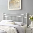 thumbnail image 2 of Headboard, Full Size, Metal, White, Modern Contemporary Urban Design, Bedroom Master Guest Suite, 2 of 6