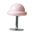 thumbnail image 2 of Lámpara de mesa Yinane forma de hongo lámpara de escritorio vidrio rosa, 2 of 8