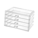 thumbnail image 2 of Organizador de cajones de acrílico transparente para joyas, vitrina multicapa para joyas 4 niveles, 2 of 9