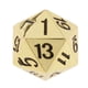 thumbnail image 4 of Dados D20 Veinte caras 22 mm 0.87 pulgadas Números poliédricos que n en la oscuridad Dorado perfke D20 Dados poliédricos, 4 of 7