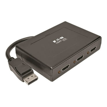 Eaton Tripp Lite Series 3-Port DisplayPort to HDMI Multi-Monitor Splitter, MST Hub, 4K 60 Hz UHD, DP1.2, TAA - 3840 ? 2160 - DisplayPort - HDMI Out