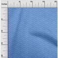 thumbnail image 2 of oneOone Rayon Medium Blue Fabric Asian Block Sewing Material Print Fabric By The Yard 56 Inch Wide, 2 of 4