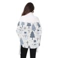 thumbnail image 4 of FORMRS Womens Scarf Winter Soft Long Big Warm Shawls Wrap Tassel Scarves, Cute Snowmen, 4 of 9